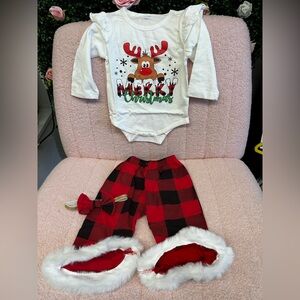 Beautiful Christmas set for little girl